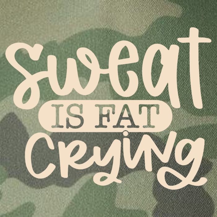 Sweat Is Fat Crying Legacy Tie Dye Trucker Hat