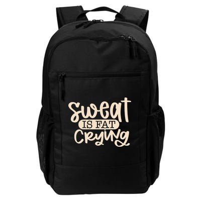 Sweat Is Fat Crying Backpack