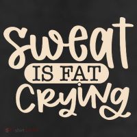 Sweat Is Fat Crying Adult Drive Performance Visor