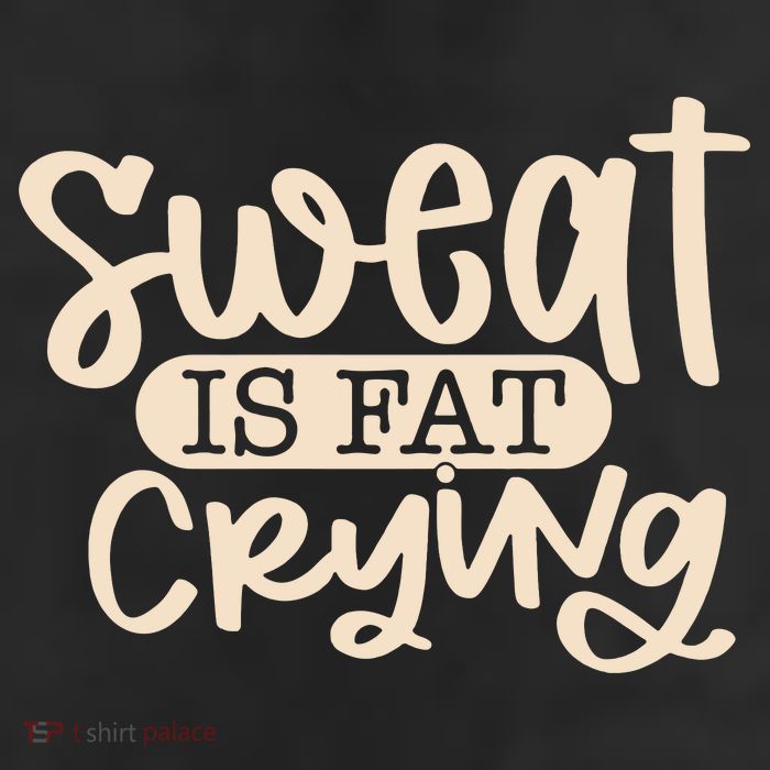 Sweat Is Fat Crying Adult Drive Performance Visor