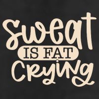Sweat Is Fat Crying Tumbler
