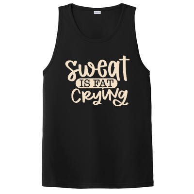 Sweat Is Fat Crying PosiCharge Competitor Tank