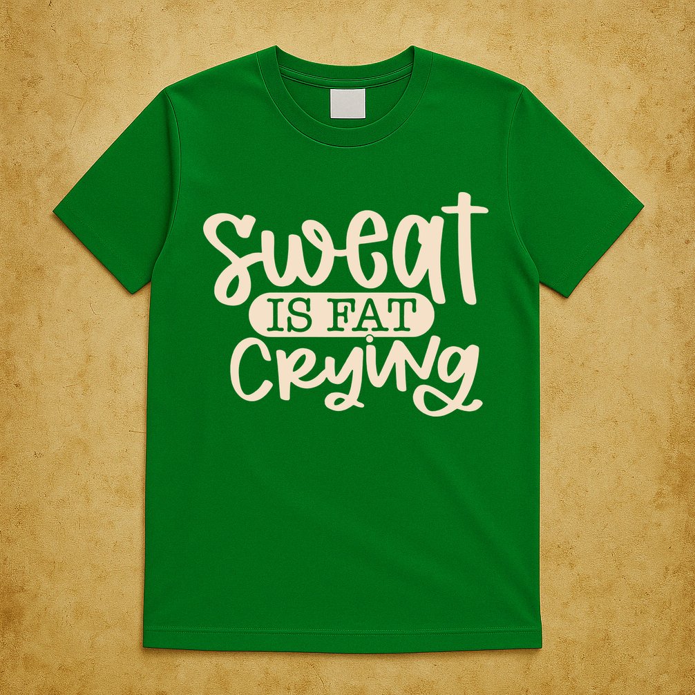 Sweat Is Fat Crying T-Shirt