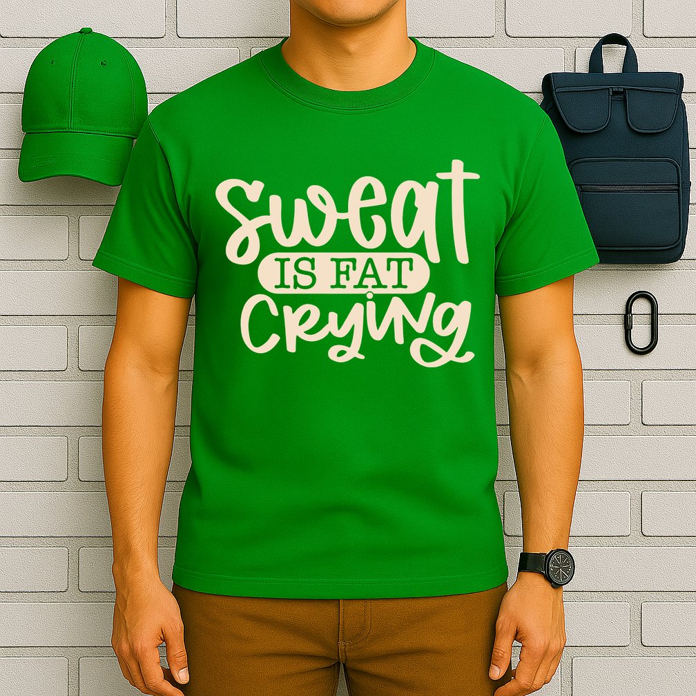 Sweat Is Fat Crying T-Shirt