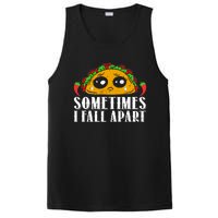 Sometimes I Fall Apart Cute Taco PosiCharge Competitor Tank