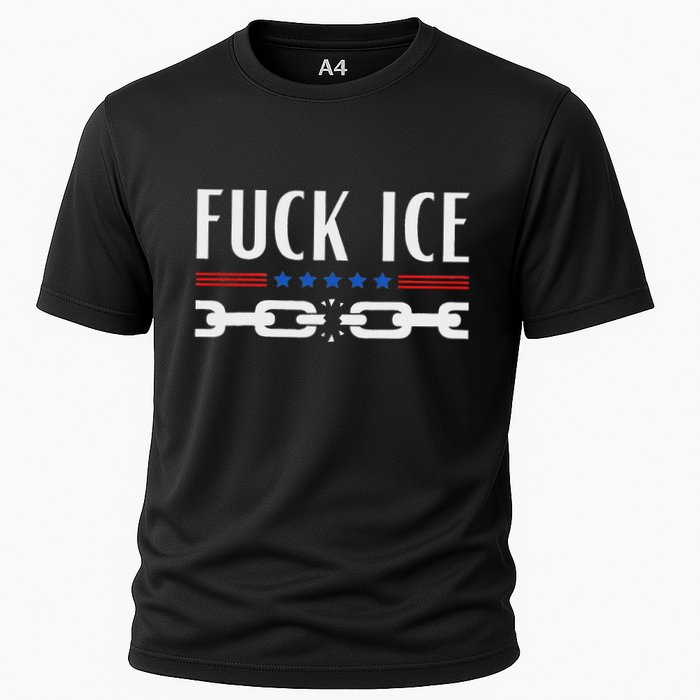 Support Immigrants Fuck Ice Cooling Performance Crew T-Shirt