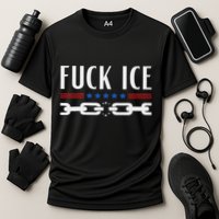 Support Immigrants Fuck Ice Cooling Performance Crew T-Shirt
