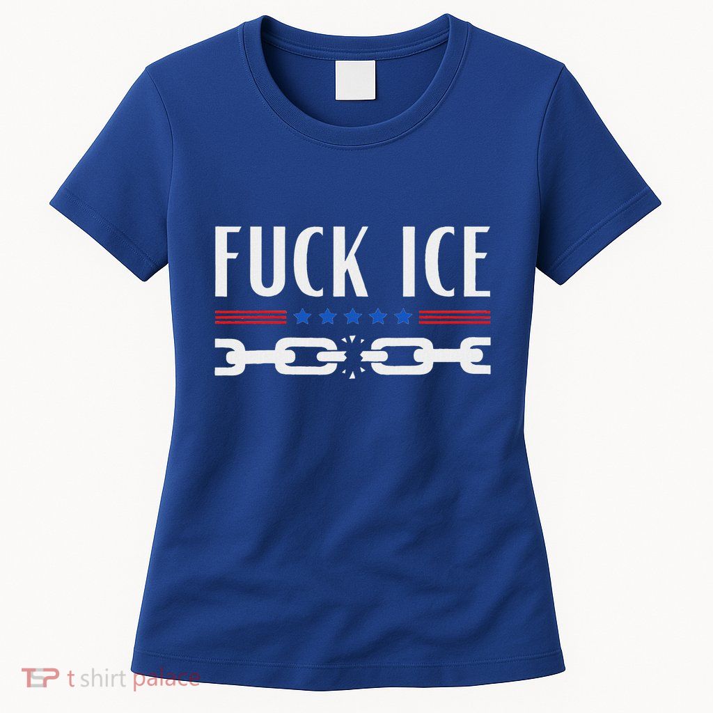 Support Immigrants Fuck Ice Womens T-Shirt