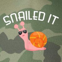 Snailed It Funny Lazy Snail Lover Gift Legacy Tie Dye Trucker Hat