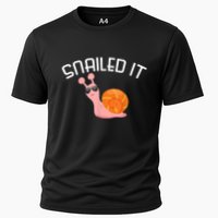 Snailed It Funny Lazy Snail Lover Gift Performance Shirt