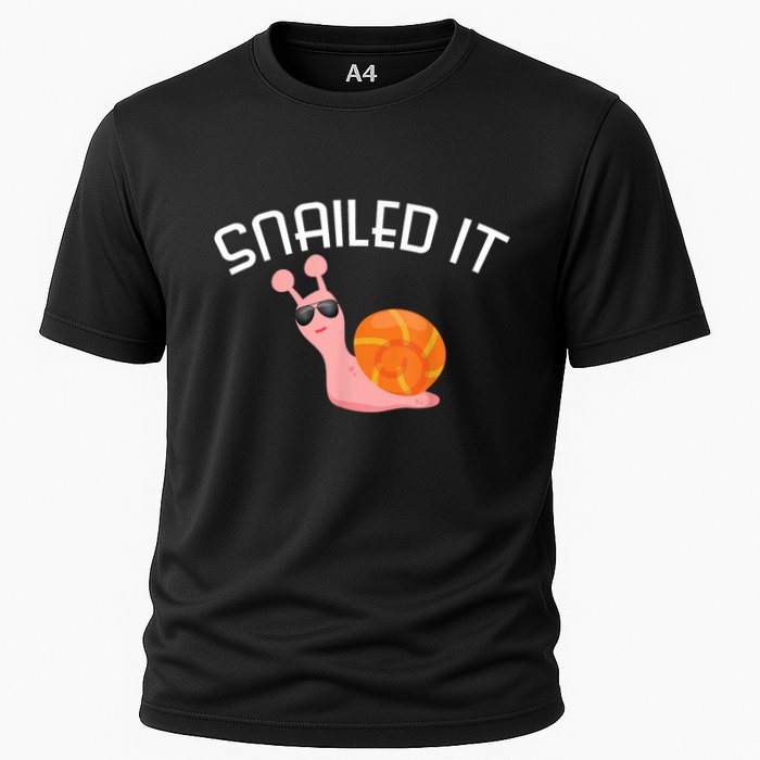 Snailed It Funny Lazy Snail Lover Gift Performance Shirt