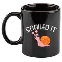 Snailed It Funny Lazy Snail Lover Gift 11oz C Handle Ceramic Mug