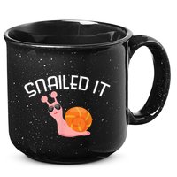 Snailed It Funny Lazy Snail Lover Gift 15oz Campfire Ceramic Mug