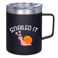 Snailed It Funny Lazy Snail Lover Gift 12oz Stainless Steel Coffee Mug