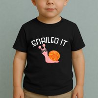 Snailed It Funny Lazy Snail Lover Gift Toddler T-Shirt