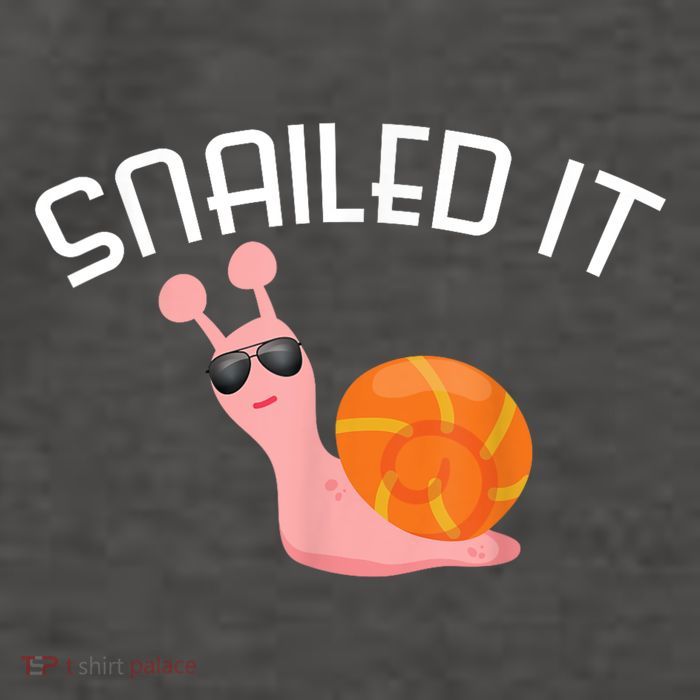 Snailed It Funny Lazy Snail Lover Gift Vector Backpack
