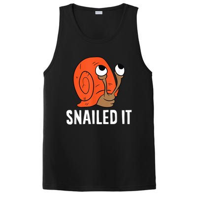 Snailed It Funny Snails Snail Lovers PosiCharge Competitor Tank