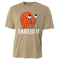 Snailed It Funny Snails Snail Lovers Cooling Performance Crew T-Shirt