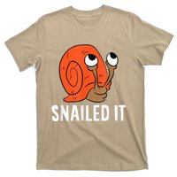 Snailed It Funny Snails Snail Lovers T-Shirt