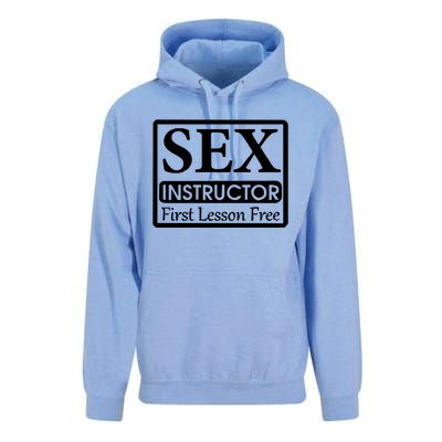 Sex Instructor First Free Lesson Unisex Surf Hoodie