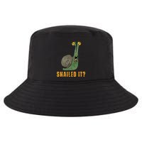 Snailed It Funny Snails Snail Lovers Cool Comfort Performance Bucket Hat
