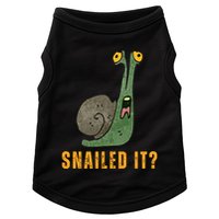 Snailed It Funny Snails Snail Lovers Doggie Tank