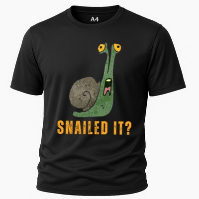 Snailed It Funny Snails Snail Lovers Performance Shirt
