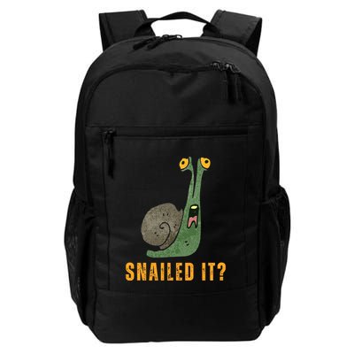 Snailed It Funny Snails Snail Lovers Daily Commute Backpack