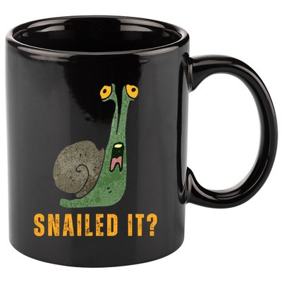 Snailed It Funny Snails Snail Lovers 11oz C Handle Ceramic Mug