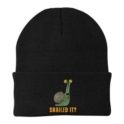 Snailed It Funny Snails Snail Lovers Beanie