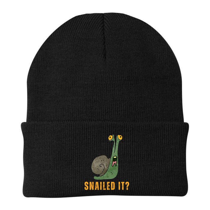 Snailed It Funny Snails Snail Lovers Beanie