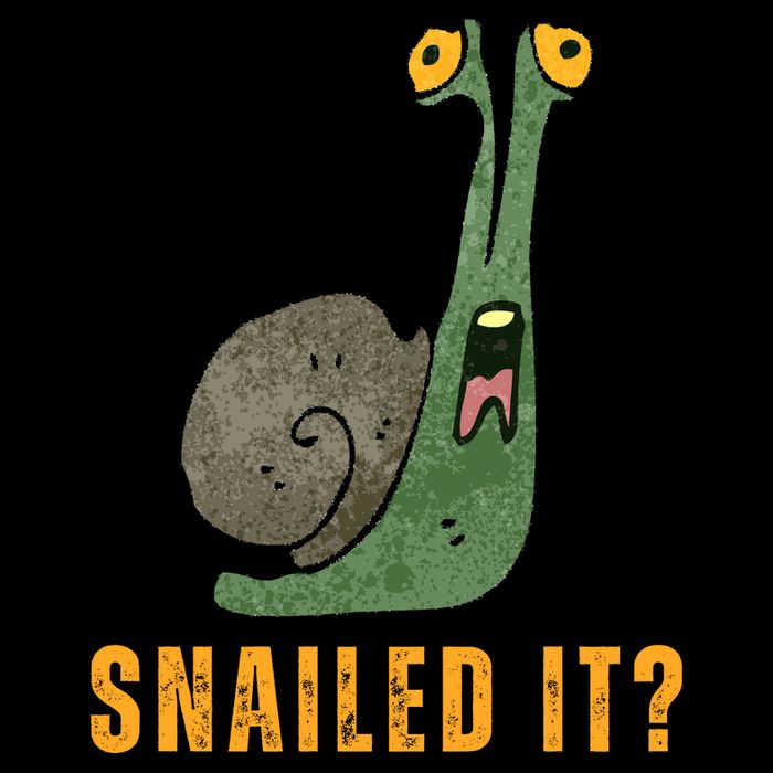 Snailed It Funny Snails Snail Lovers 16 in Basic Backpack
