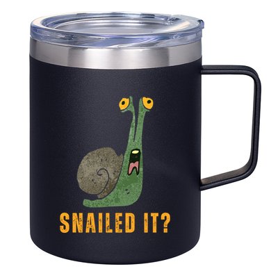 Snailed It Funny Snails Snail Lovers 12oz Stainless Steel Coffee Mug