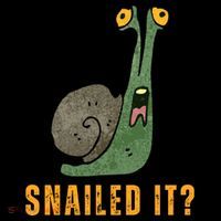 Snailed It Funny Snails Snail Lovers Sustainable Knit Beanie