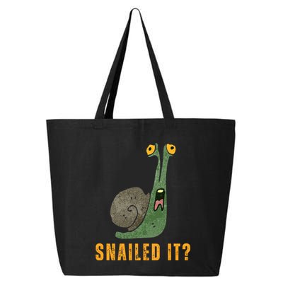 Snailed It Funny Snails Snail Lovers 25L Jumbo Tote