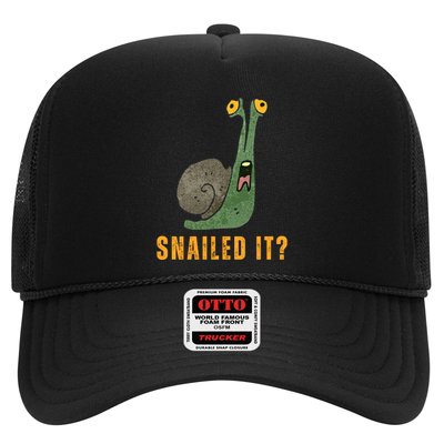 Snailed It Funny Snails Snail Lovers Trucker Hat