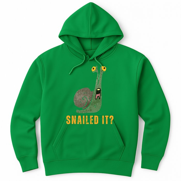 Snailed It Funny Snails Snail Lovers Hoodie