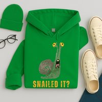Snailed It Funny Snails Snail Lovers Hoodie