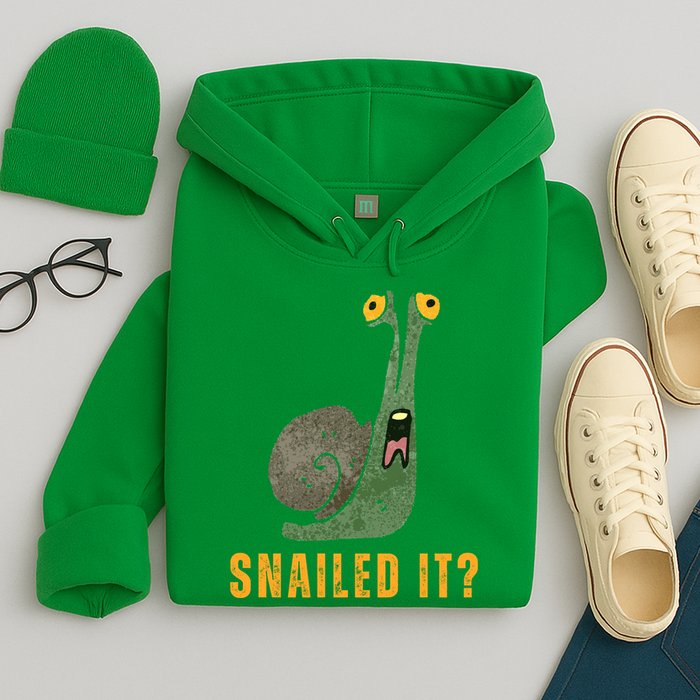 Snailed It Funny Snails Snail Lovers Hoodie