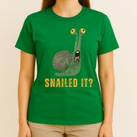 Snailed It Funny Snails Snail Lovers T-Shirt