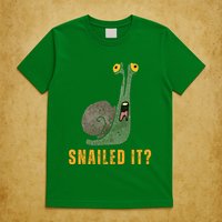 Snailed It Funny Snails Snail Lovers T-Shirt