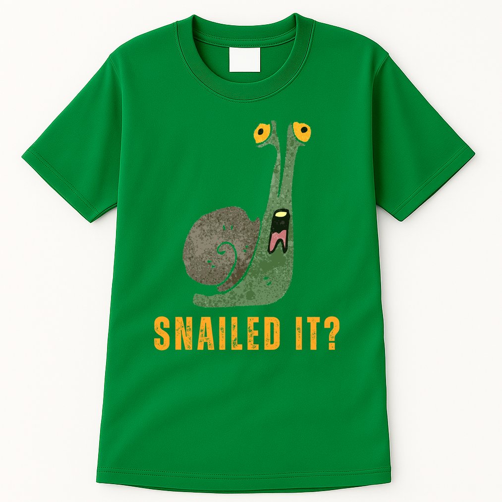 Snailed It Funny Snails Snail Lovers Tall T-Shirt