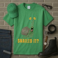 Snailed It Funny Snails Snail Lovers Tall T-Shirt