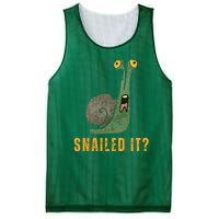 Snailed It Funny Snails Snail Lovers Mesh Reversible Basketball Jersey Tank