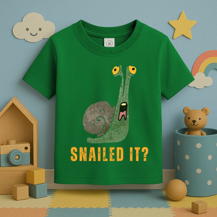 Snailed It Funny Snails Snail Lovers Toddler T-Shirt
