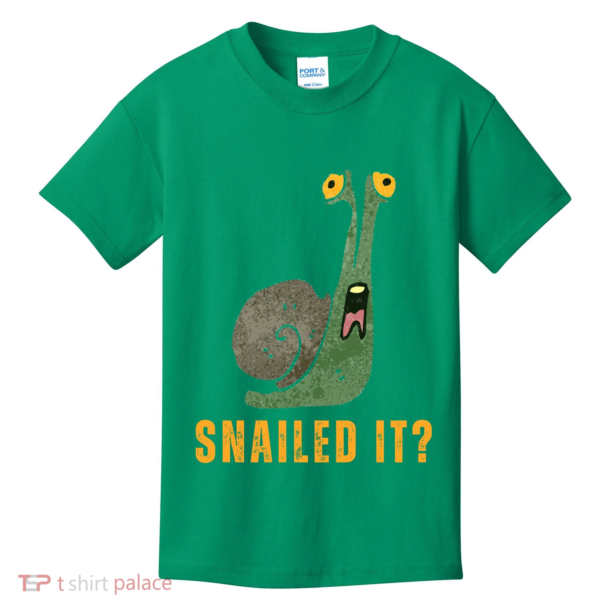 Snailed It Funny Snails Snail Lovers Kids T-Shirt