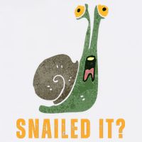 Snailed It Funny Snails Snail Lovers Garment-Dyed Sweatshirt