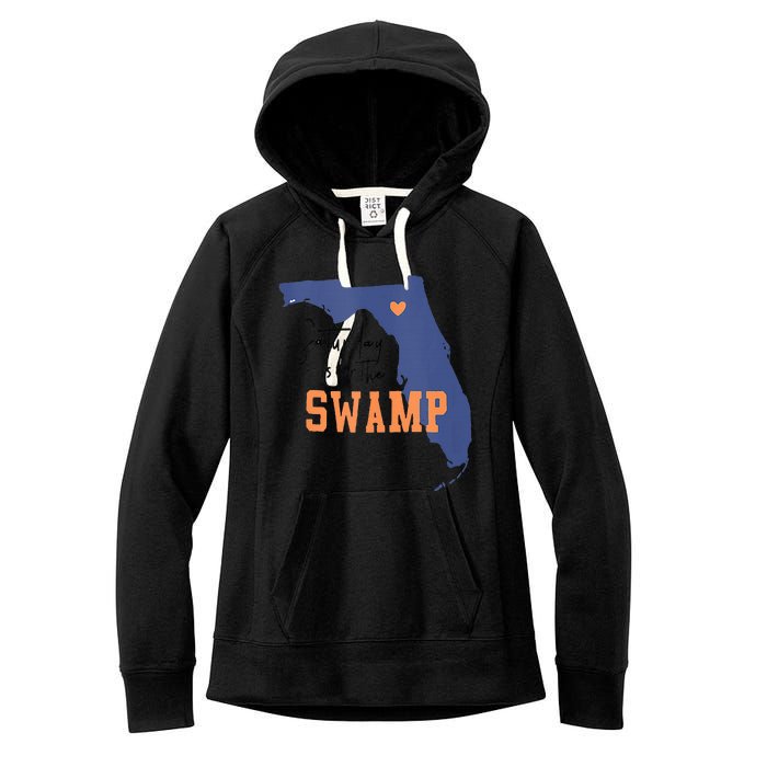 Saturday Is For The Swamp UF Football Swamp University Women's Fleece Hoodie