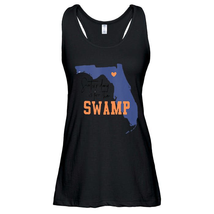 Saturday Is For The Swamp UF Football Swamp University Ladies Essential Flowy Tank