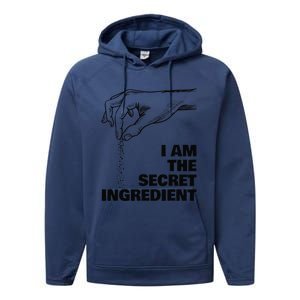 Secret Ingredient Funny Cooking Cook Chef Performance Fleece Hoodie